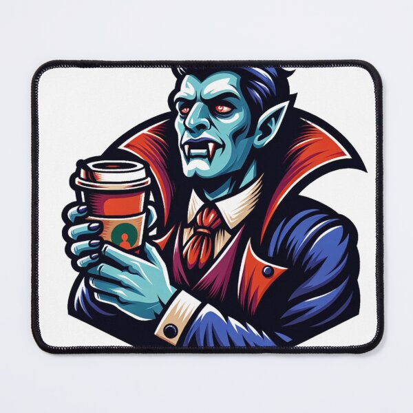 Item preview, Halloween Vampire holding Coffee designed and sold by Travelcases.