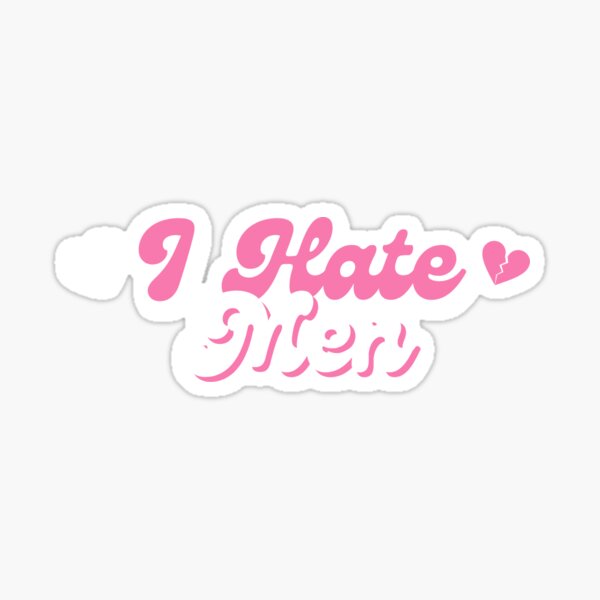 Item preview, I Hate Men Pink Comfort Colors designed and sold by VBEVLLY.