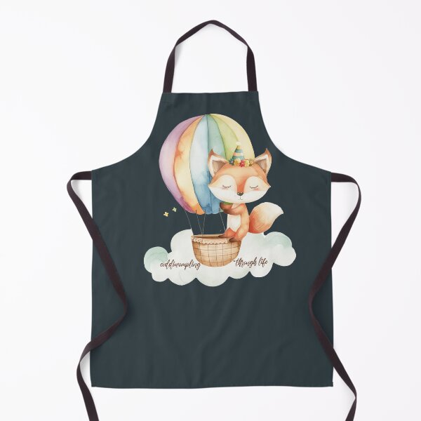 Item preview, coddiwompling through life with fox in airballon designed and sold by EmeraldeaArt.