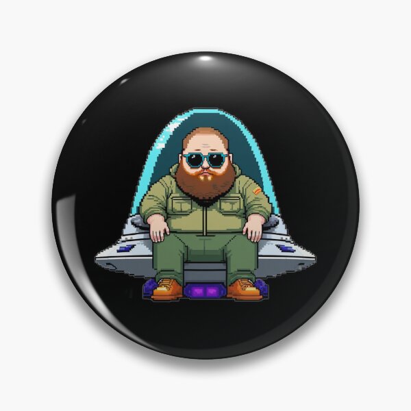 Item preview, Action Bronson, UFO, Pixel Art, Fan Art designed and sold by Burn-Ego.