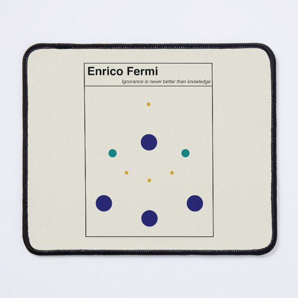 Item preview, Enrico Fermi Physics  Minimalist Abstract Art Design designed and sold by kakarikihill.