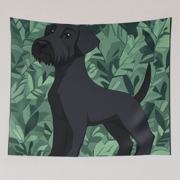 Item preview, Black Russian Terrier | Anime style designed and sold by ComicsFactory.