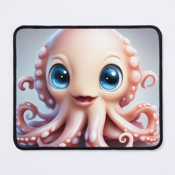Item preview, Cute Octopus Monster with Brain Cartoon Vector Icon Illustration designed and sold by hjian8219.