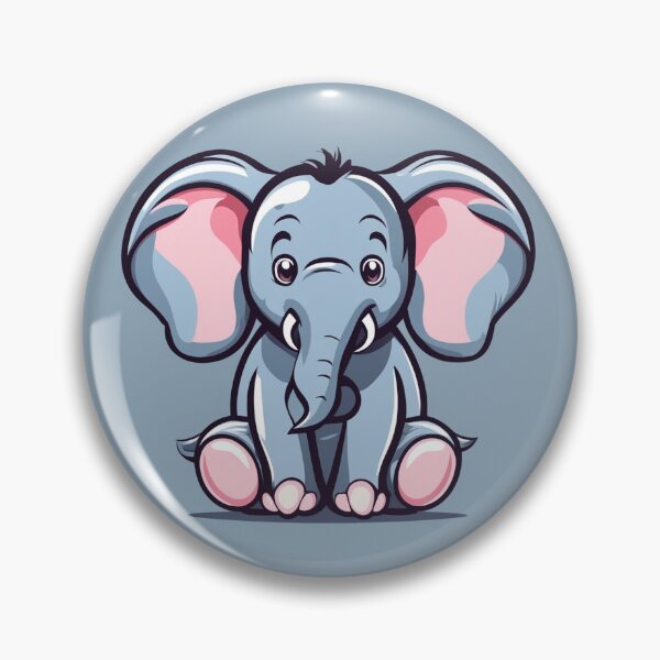 Item preview, Cute Elephant Gaming Cartoon Vector Icon Illustration designed and sold by hjian8219.