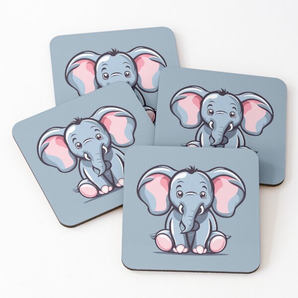 Item preview, Cute Elephant Gaming Cartoon Vector Icon Illustration designed and sold by hjian8219.