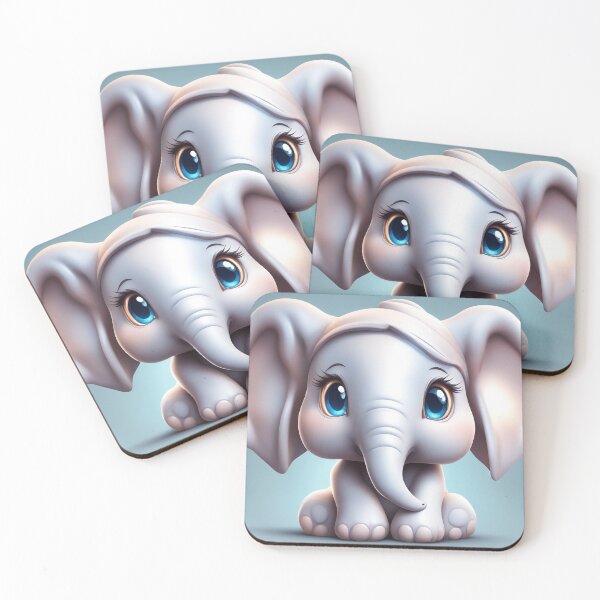 Item preview, Cute Elephant Gaming Cartoon Vector Icon Illustration designed and sold by hjian8219.