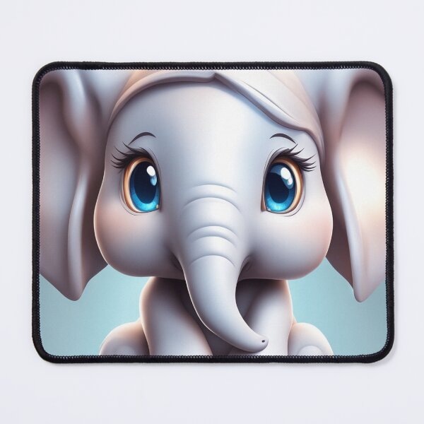 Item preview, Cute Elephant Gaming Cartoon Vector Icon Illustration designed and sold by hjian8219.
