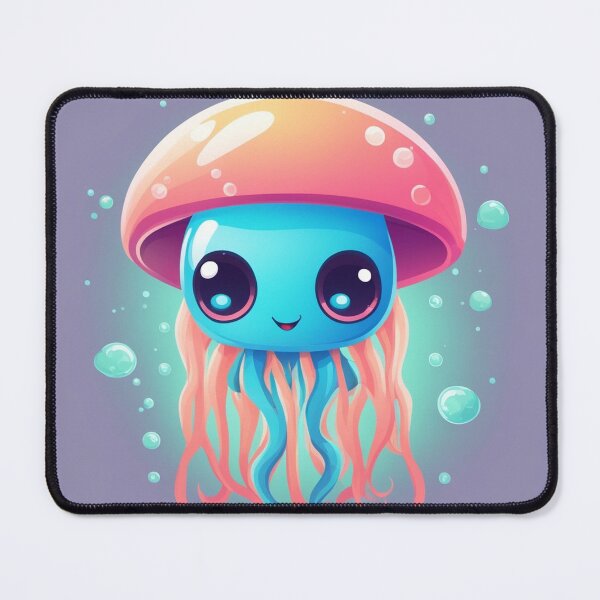 Item preview, Cute Alien with Jellyfish Alien Cartoon Vector Icon Illustration designed and sold by hjian8219.