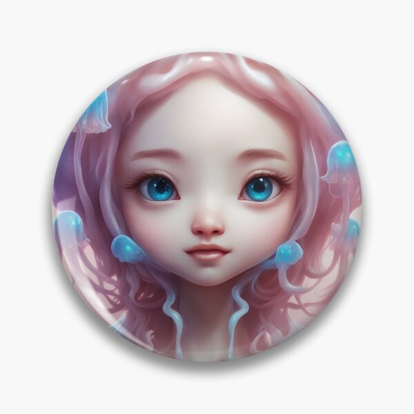 Item preview, Cute Alien with Jellyfish Alien Cartoon Vector Icon Illustration designed and sold by hjian8219.