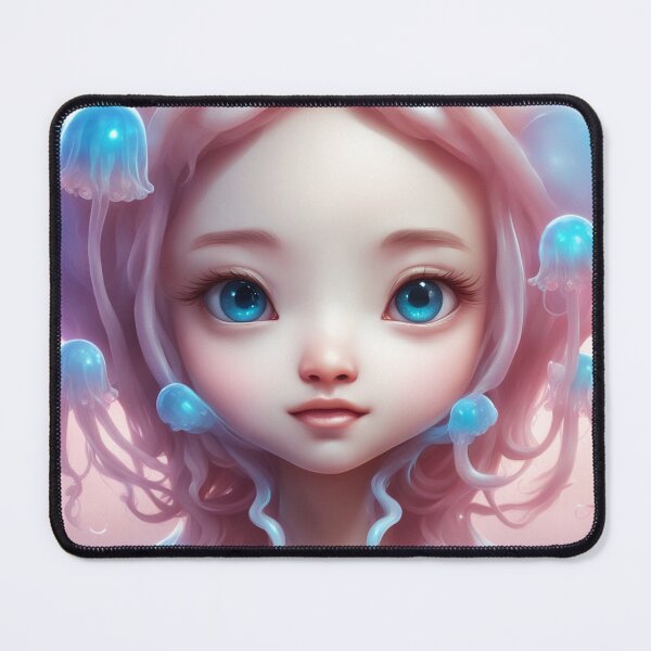 Item preview, Cute Alien with Jellyfish Alien Cartoon Vector Icon Illustration designed and sold by hjian8219.