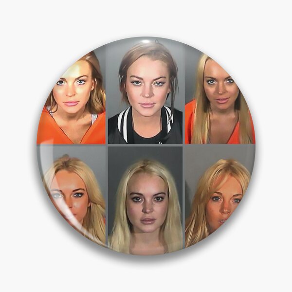 Item preview, Lohan Mug Shot designed and sold by ncbennett.