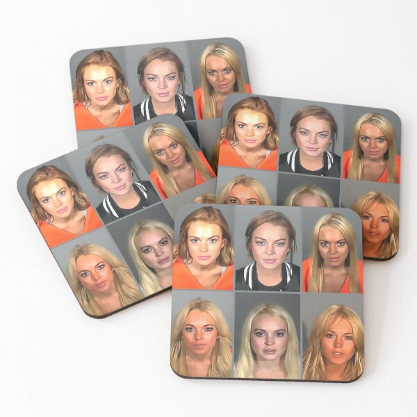 Item preview, Lohan Mug Shot designed and sold by ncbennett.