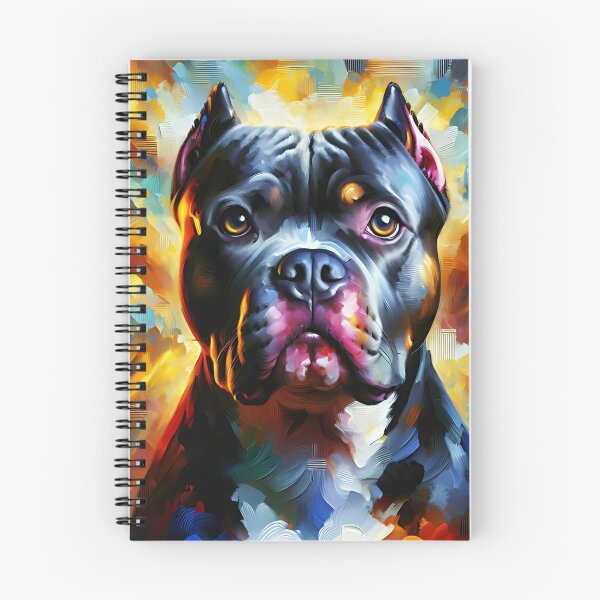 Item preview, American Bully Pitbull Dog Acrylic Print Pet Portrait Pet Lovers designed and sold by Puppy Puzzles Plus.