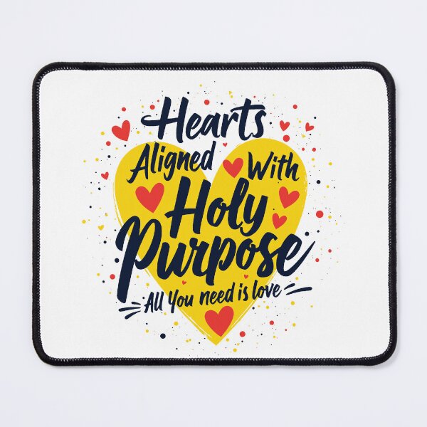 Item preview, Hearts Aligned With Holy Purpose Love Faith Christian Inspiration designed and sold by janastefa.