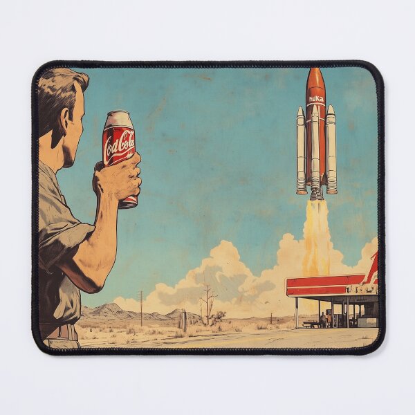 Item preview, Fallout Inspired Rocket Launch Vintage designed and sold by MattKaustik.