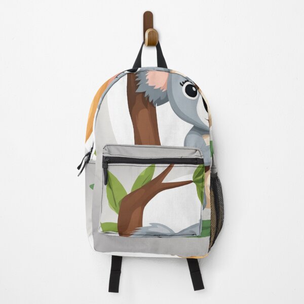 Item preview, Cute Baby Koala Holding Branch with Wood Balloon Cartoon Vector Icon Illustration designed and sold by hjian8219.
