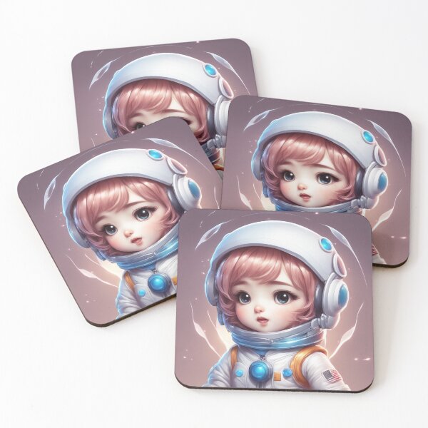 Item preview, Cute Astronaut Singing with Microphone Cartoon Vector Icon Illustration designed and sold by hjian8219.