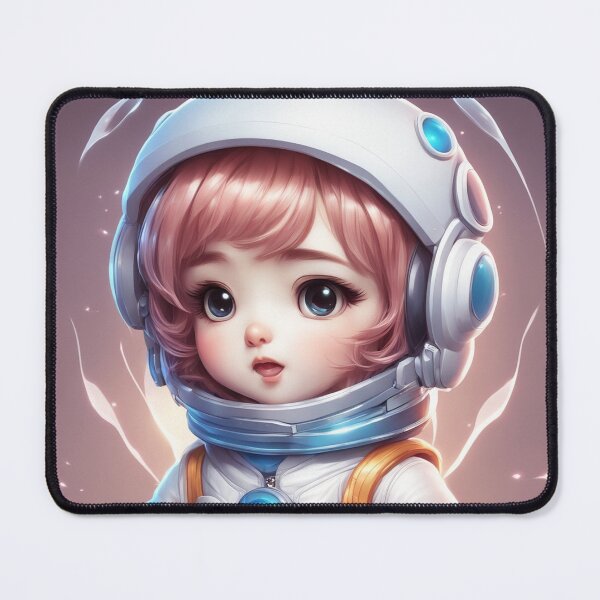Item preview, Cute Astronaut Singing with Microphone Cartoon Vector Icon Illustration designed and sold by hjian8219.