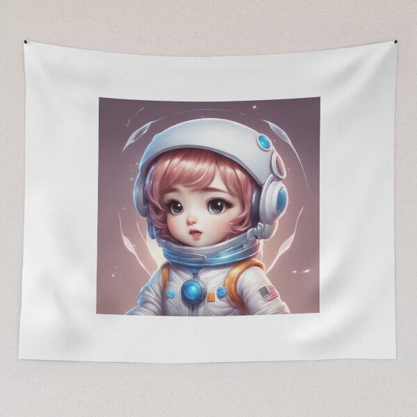 Item preview, Cute Astronaut Gaming Cartoon Vector Icon Illustration designed and sold by hjian8219.