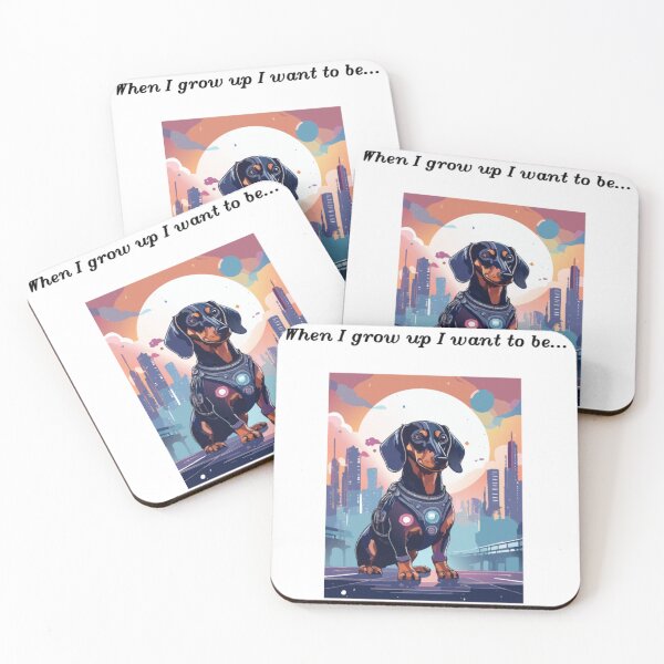 Item preview, When I grow up: Cyber Dachshund designed and sold by KynsaPerow.