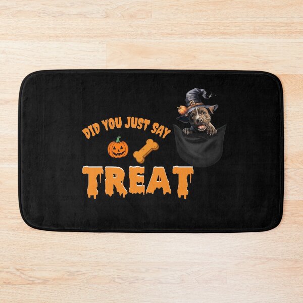 Item preview, Dog in a Pocket Staffordshire Bull Terrier Halloween Design designed and sold by LovelyHappyGift.