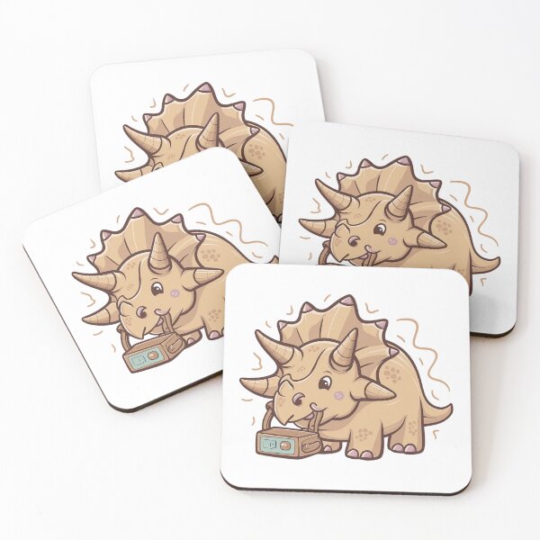 Item preview, Friendly Triceratops with AAC Device designed and sold by EclipseArtworks.