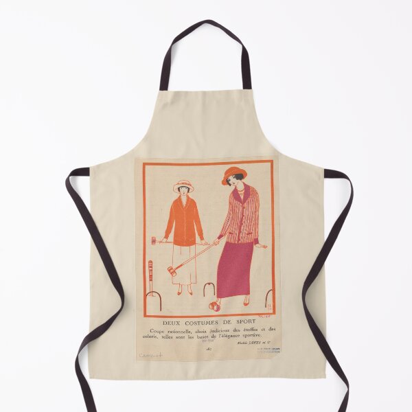 Item preview, 1915 orange croquet print  designed and sold by jackiedawson.