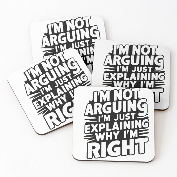 Item preview, Sarcasm "I'm Not Arguing, I'm Just Explaining Why I'm Right."  designed and sold by BeachStylz.
