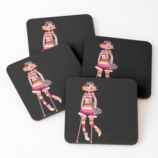 Item preview, lesbian pride flats designed and sold by FinnleyScribble.