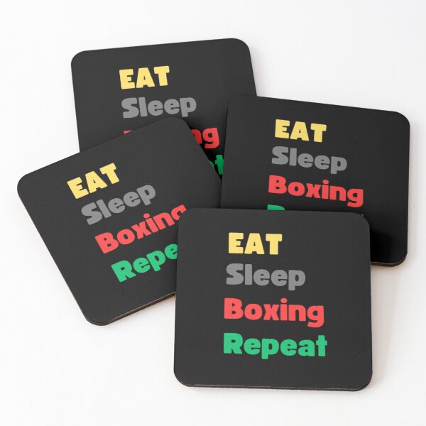 Item preview, Eat Sleep Boxing Repeat designed and sold by CreativeArt1210.