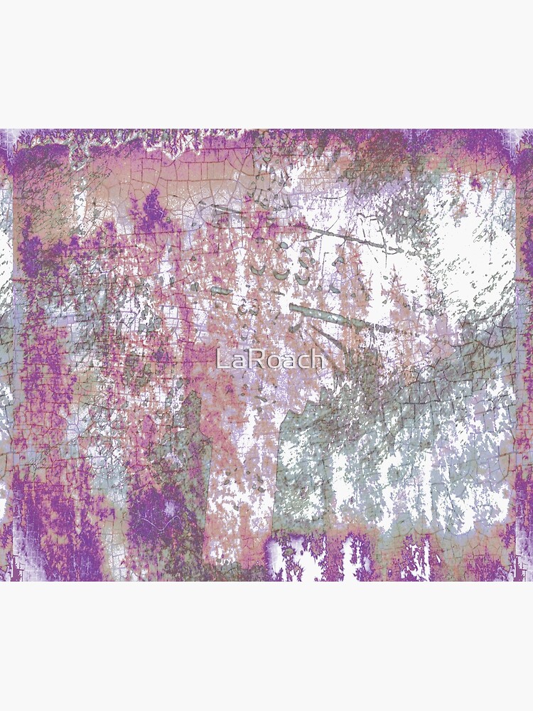 Mauve Grunge Crackle by LaRoach