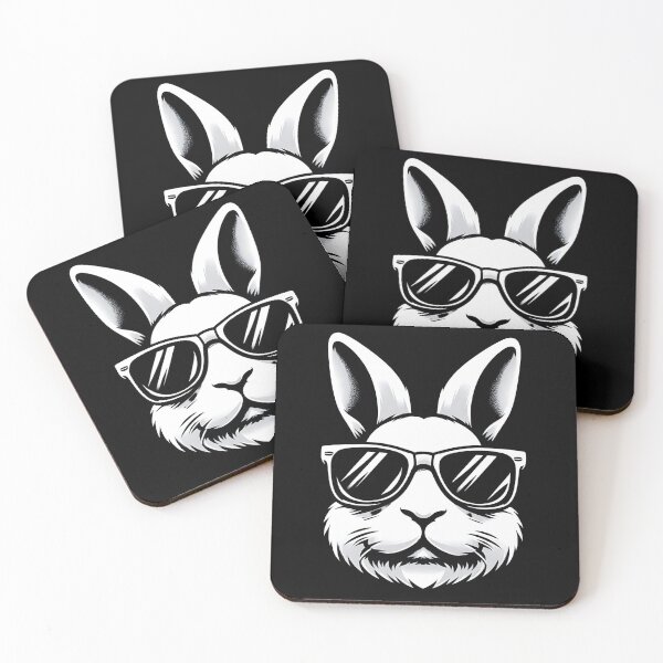Item preview, Cool And Stylish Rabbit Wearing Sunglasses  designed and sold by Smix Pixels.