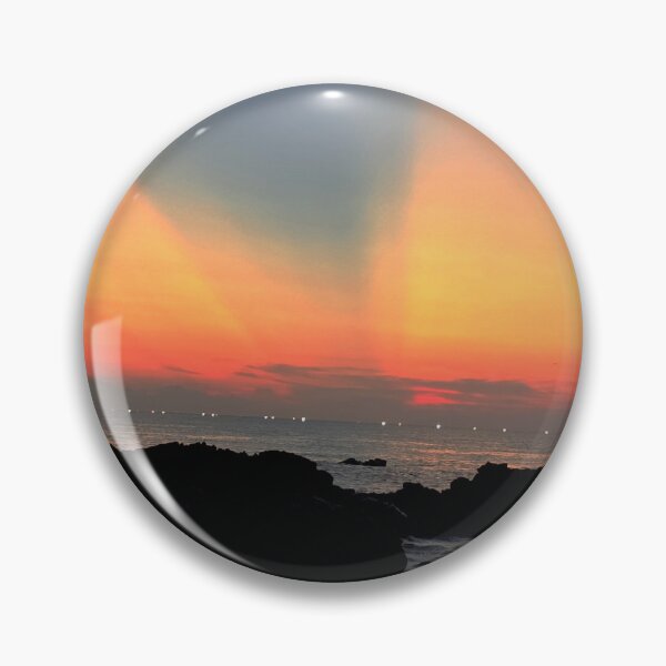 Item preview, The enchanting sunset view of the sea of ​​Mokji Island, east of Jeju, Korea. designed and sold by human8891.