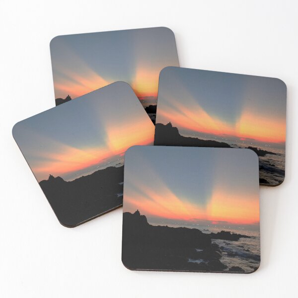 Item preview, The enchanting sunset view of the sea of ​​Mokji Island, east of Jeju, Korea. designed and sold by human8891.