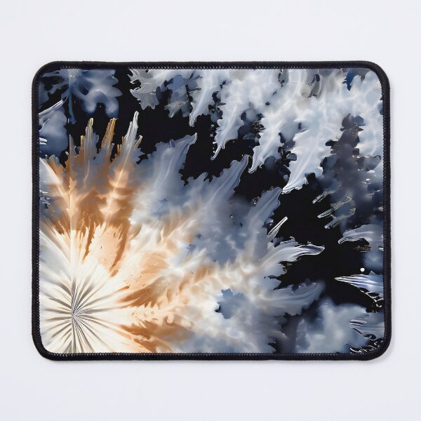 Item preview, 70s RETRO GROOVY TIE DYE ~ Black Gray Sand ~ Hippie Flower Power designed and sold by Spinning Plates 360.