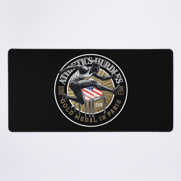 Item preview, 2024 - USA - ATHLETICS - HURDLES 110 - GOLD MEDAL - PARIS - 1 designed and sold by ArtProjectShop.
