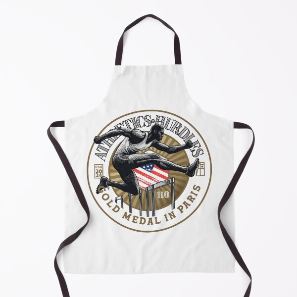 Item preview, 2024 - USA - ATHLETICS - HURDLES 110 - GOLD MEDAL - PARIS - 2 designed and sold by ArtProjectShop.
