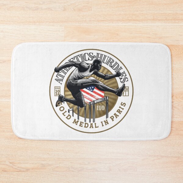 Item preview, 2024 - USA - ATHLETICS - HURDLES 110 - GOLD MEDAL - PARIS - 2 designed and sold by ArtProjectShop.