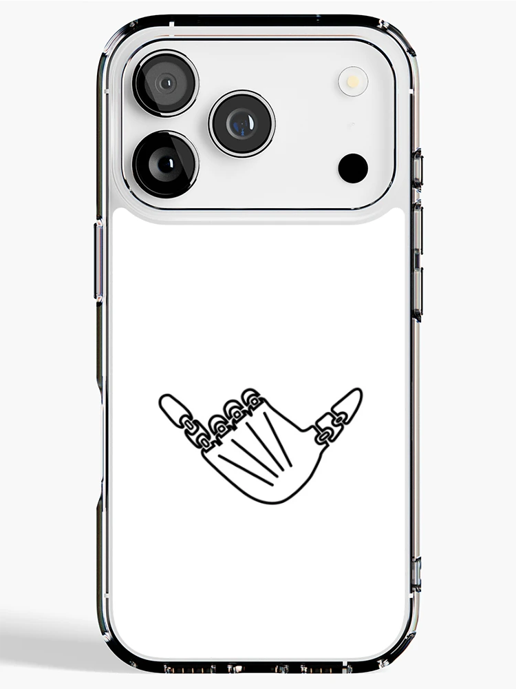 Thumbnail 1 of 5, iPhone Case, Prosthetic Hand Sign designed and sold by R-Kmaker.