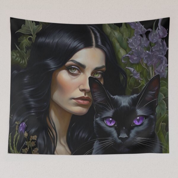 Item preview, The Botanist's Familiar  designed and sold by blackcatsvault.