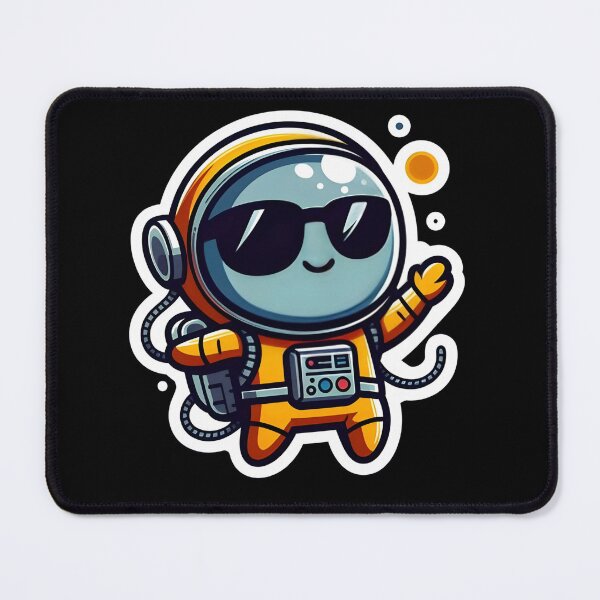 Item preview, Yellow Stickman Astronaut designed and sold by StickyGuys.