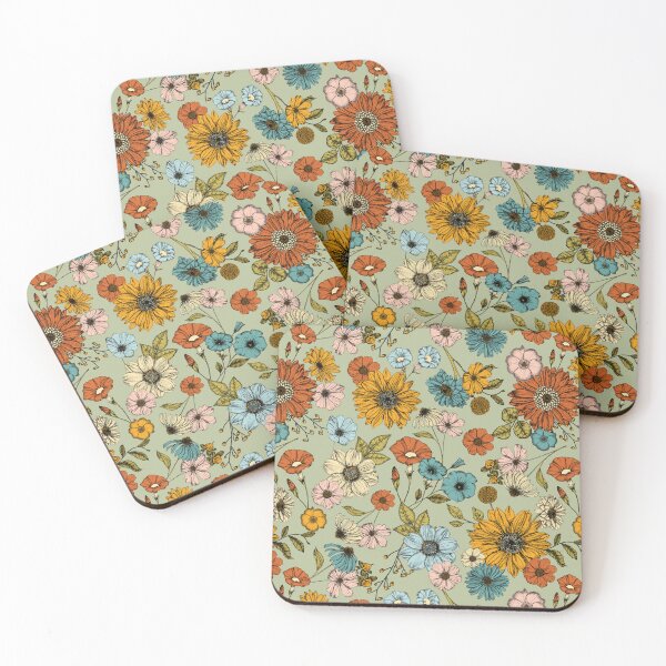 Item preview, Flower Medley Colourway 6 Large designed and sold by greenerybywendy.