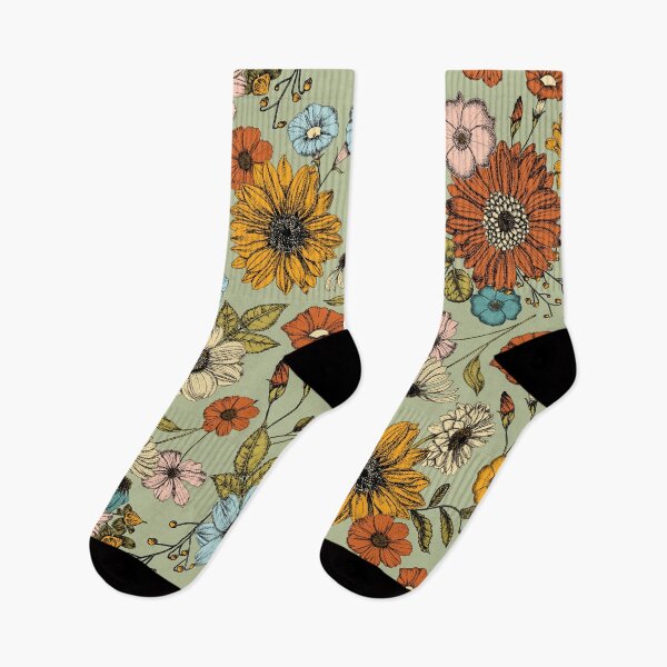Item preview, Flower Medley Colourway 6 Large designed and sold by greenerybywendy.