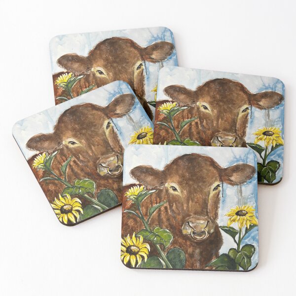 Item preview, 'James' cow in the sunflowers designed and sold by CamillaRandall.