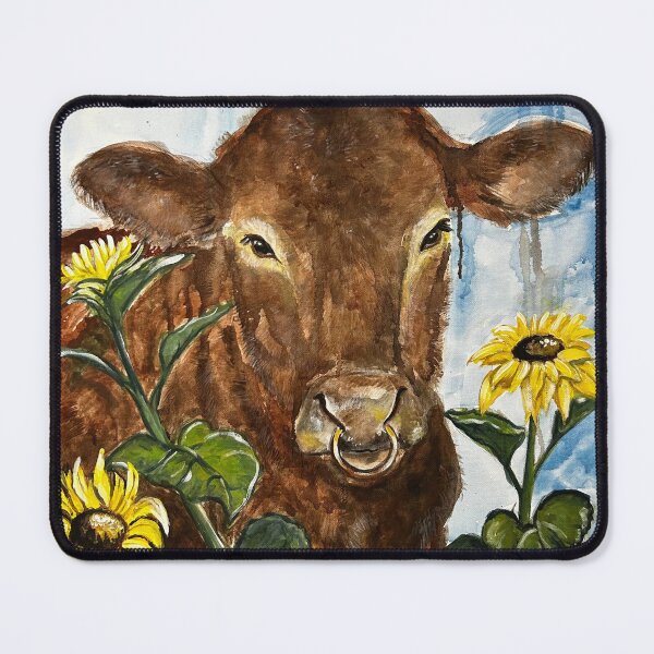 Item preview, 'James' cow in the sunflowers designed and sold by CamillaRandall.