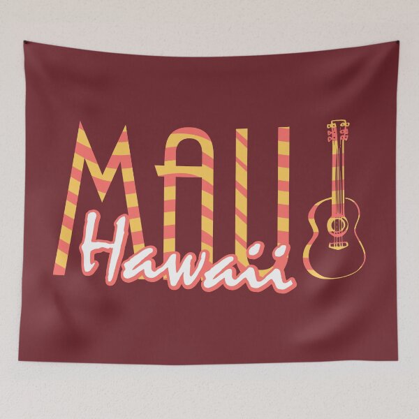 Item preview, Maui Hawaii Guitar Musical Instrument  designed and sold by ArtNoveltee.