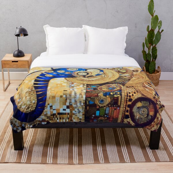 Item preview, Elephant in the Style of Gustav Klimt #2  designed and sold by ColorsandEye.