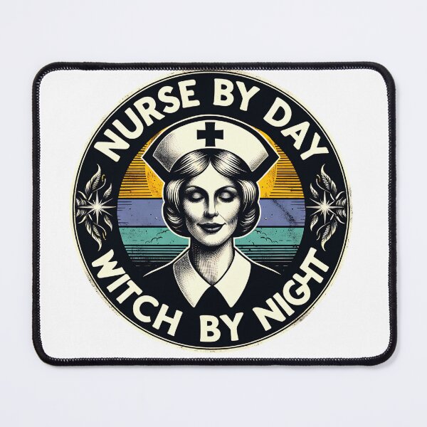 Item preview, Vintage Halloween Shirt: Nurse by Day, Witch by Night designed and sold by bdberto12.
