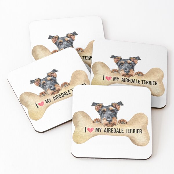 Artikelvorschau, Ich liebe meinen Airedale Terrier entworfen und verkauft von TheAnimalZ00.