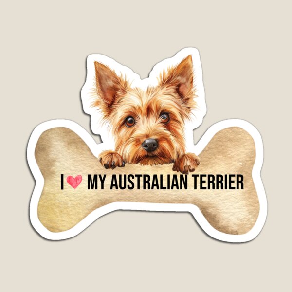 Item preview, I Love My Australian Terrier designed and sold by TheAnimalZ00.
